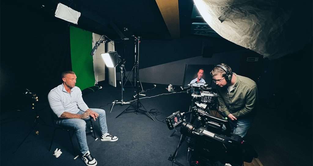 Nacoa-Calum-Article-Article image for nacoa video production with calum best BTS