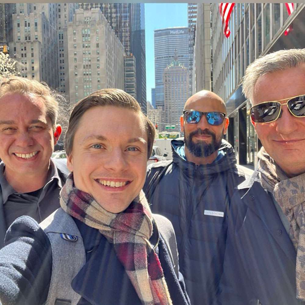 Synima team on location in New York