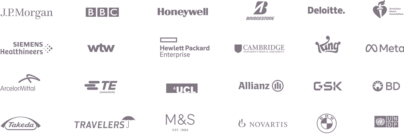 Client and partner brand logos
