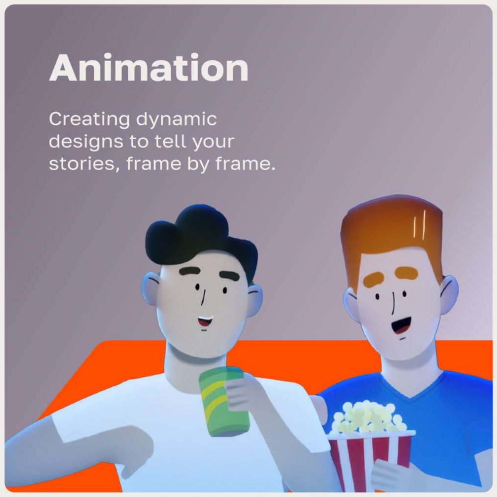 2D and 3D animation production for commercial clients