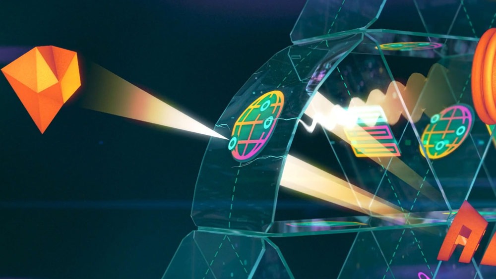 Brand marketing animation still for a multivendor platform campaign