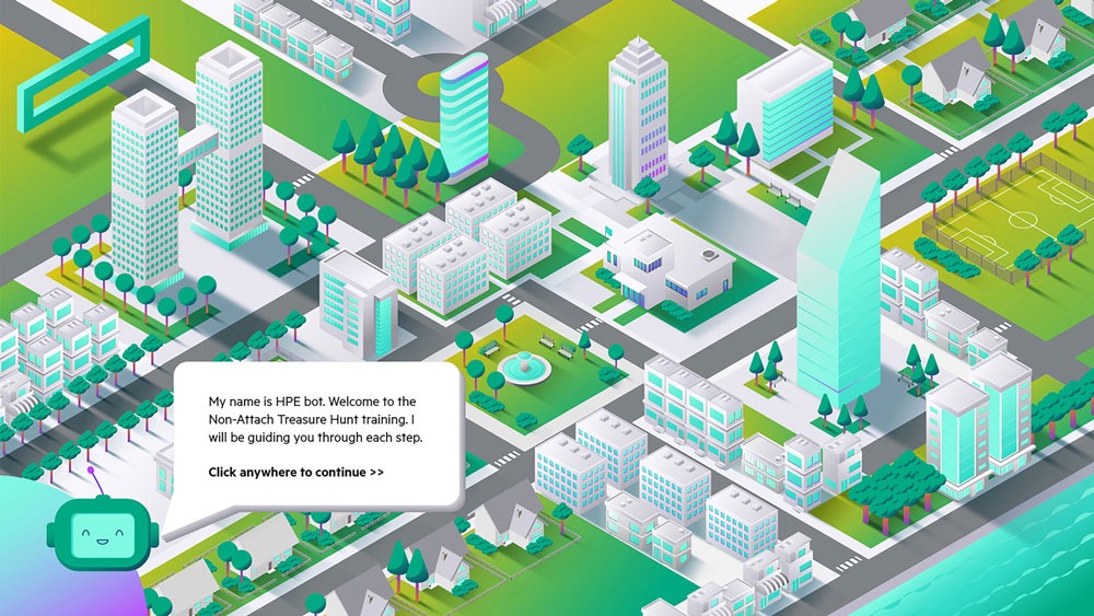 Course module design screen for a corporate e-learning programme