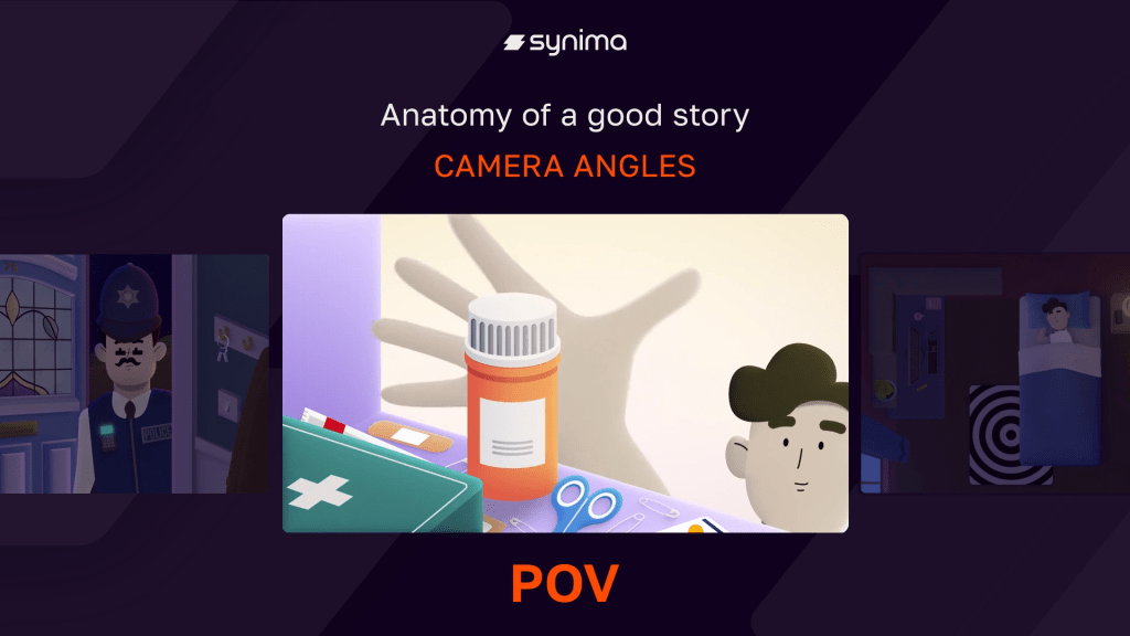 pov image of a POV shot in animation