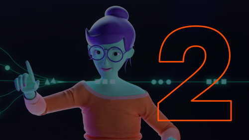 Step 2 of our video production process: Strategy - illustrated graphic