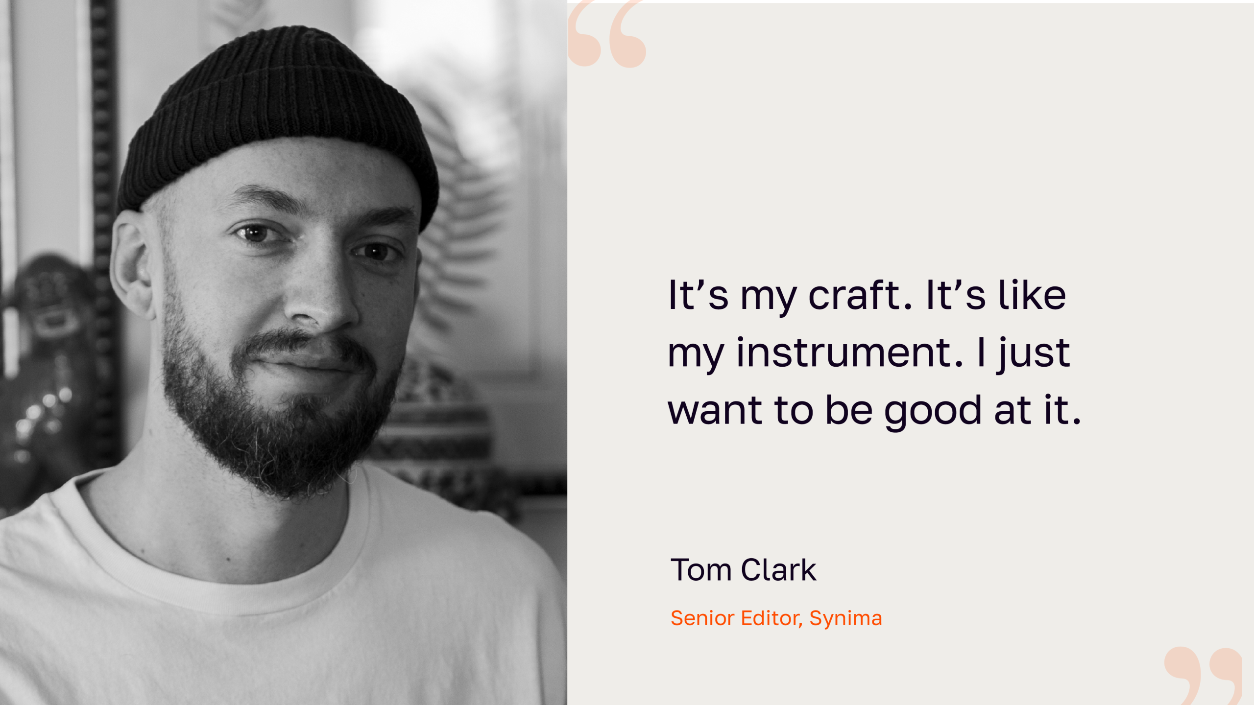 image of senior editor synima tom quote